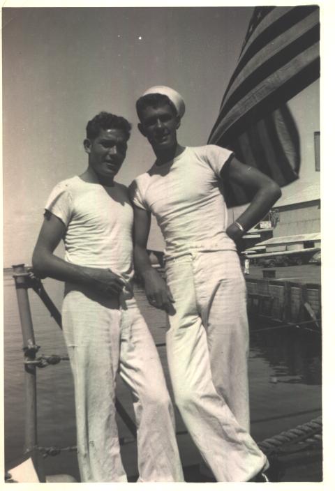 Bill Hansen in the Navy